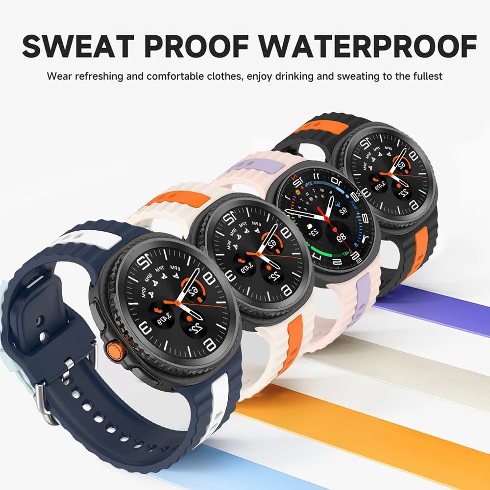 Techsuit - řemínek k hodinkám (W078) - Samsung Galaxy Watch8 40mm/Watch8 44mm/Watch8 Classic - Midnight Emerald - náhled 5