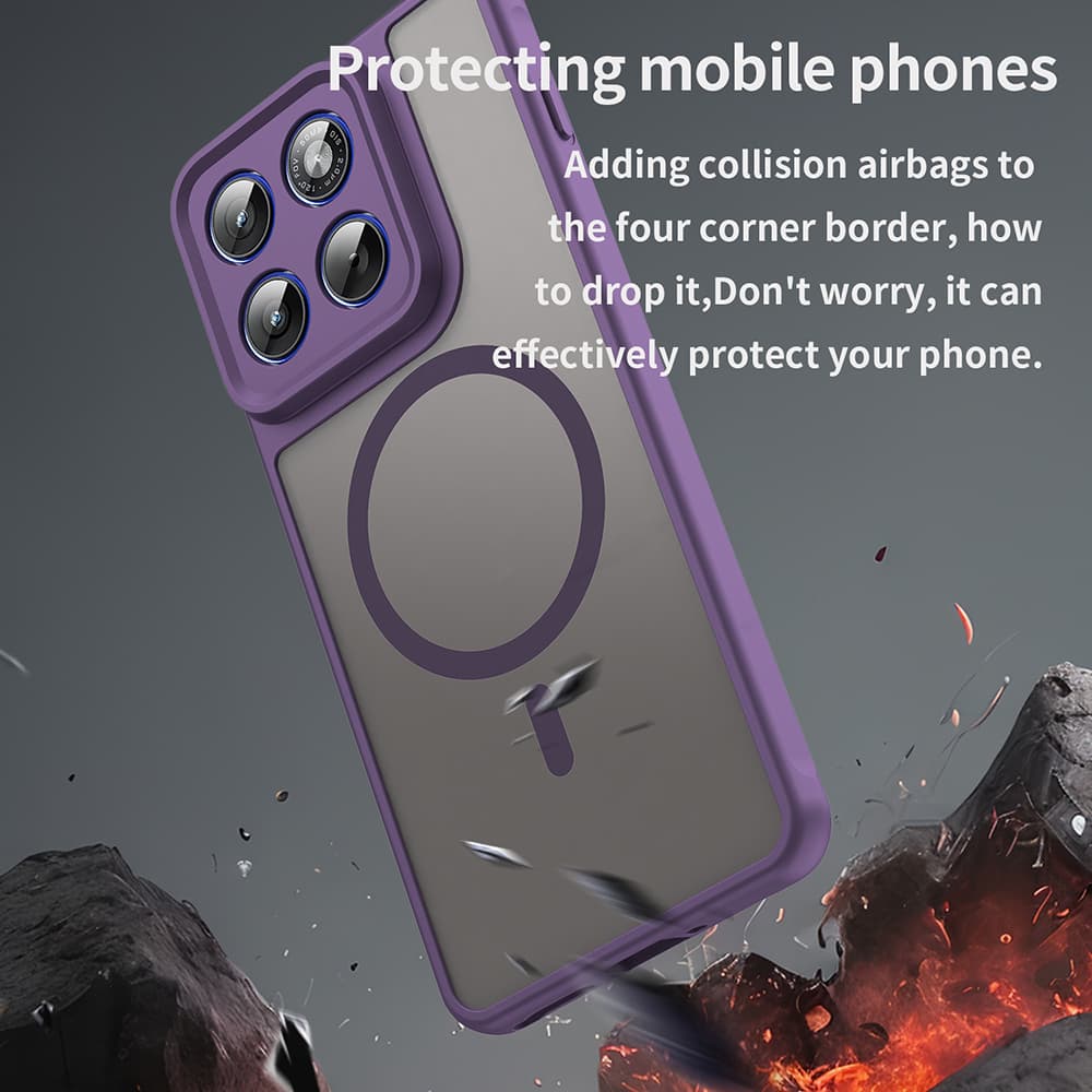 Techsuit – HaloFrost II MagSafe – Motorola Edge 70 – fialová - náhled 5