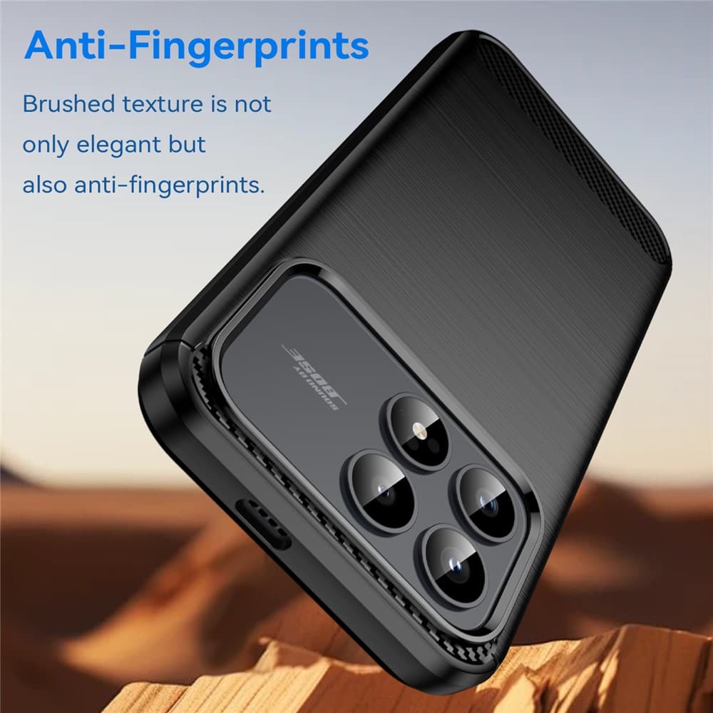 Techsuit – karbonový silikon – Xiaomi Poco F8 Pro – černá - náhled 5