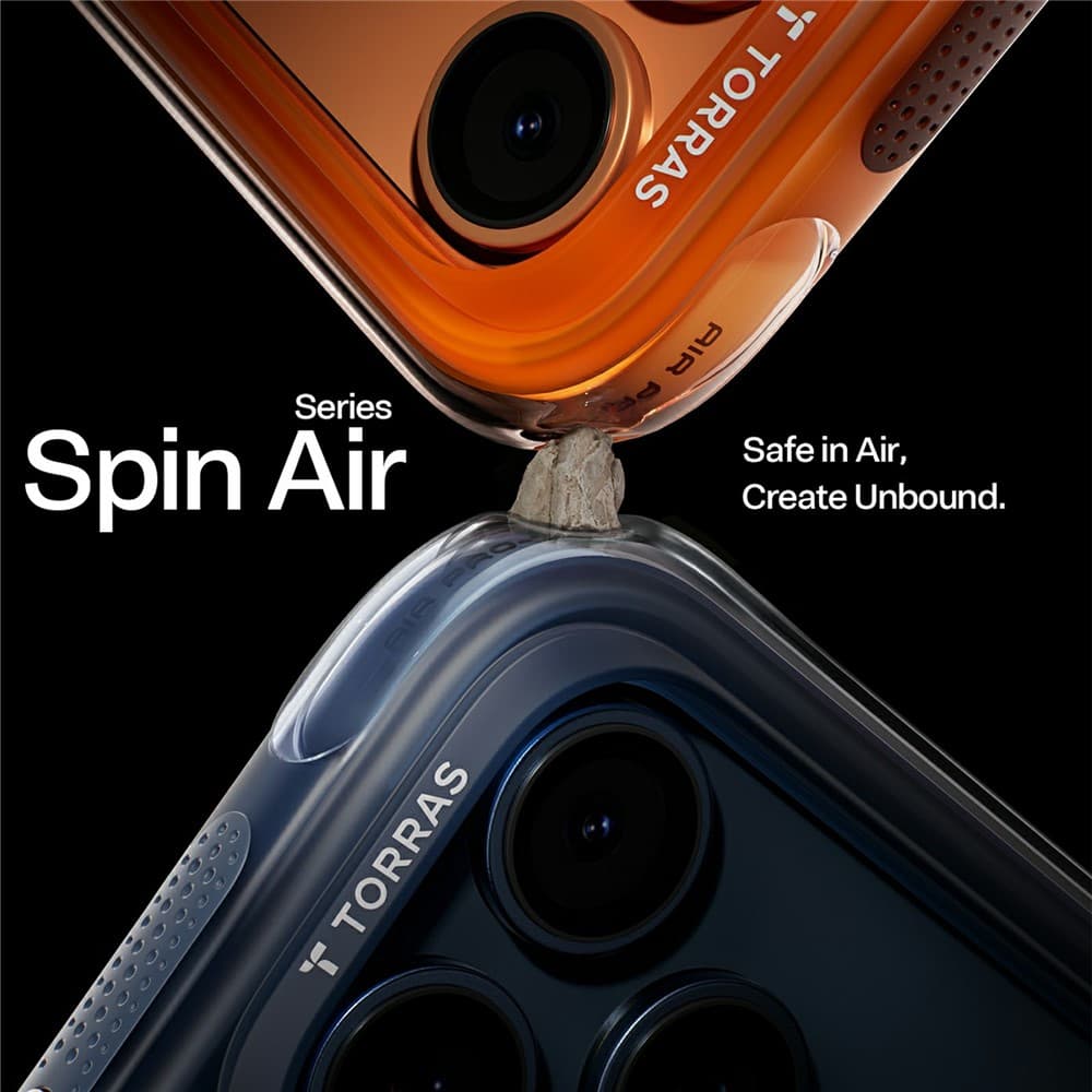Torras - Ostand Spin Air Series - iPhone 17 Pro - Horizon Orange - náhled 5