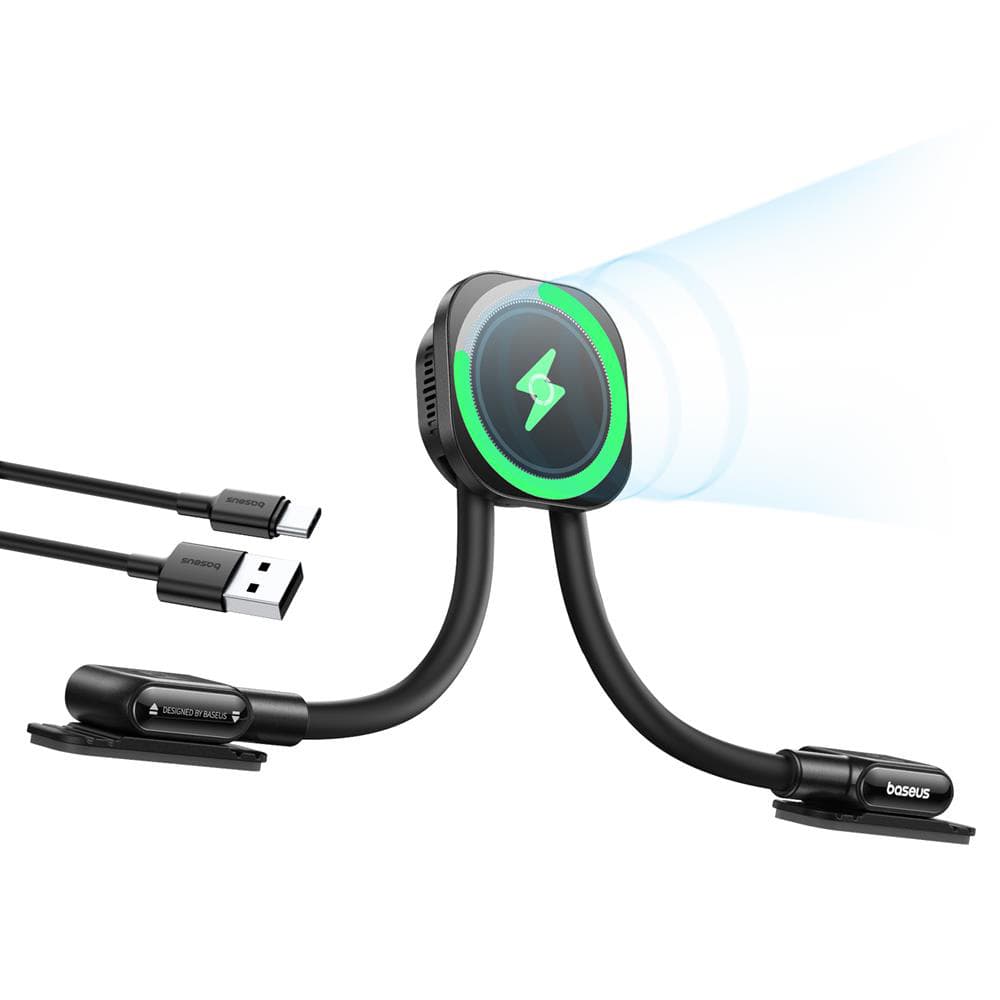 Baseus - držák do auta PrimeTrip C03s Pro (C0013B01) - magnetický, na palubní desku, nastavitelný, Type-C, 3M lepidlo - černý - náhled 5