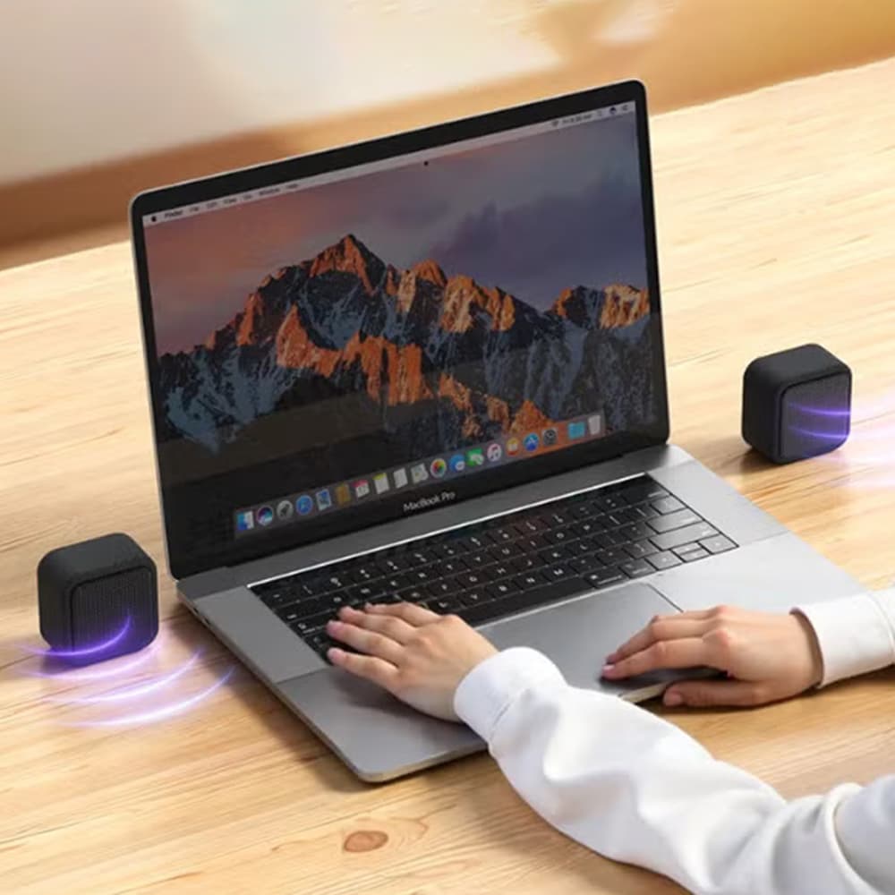 Yesido – bezdrátový reproduktor (YSW35) – mini design, přenosný, Bluetooth V5.3, 400mAh – černý - náhled 5