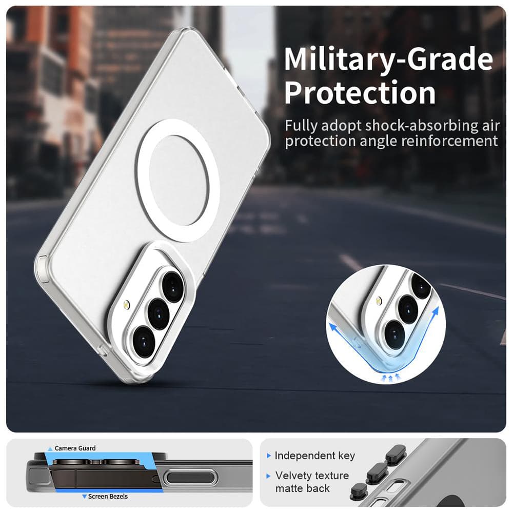 Techsuit CandyCase MagSafe kryt pro Samsung Galaxy S26bílý - náhled 5