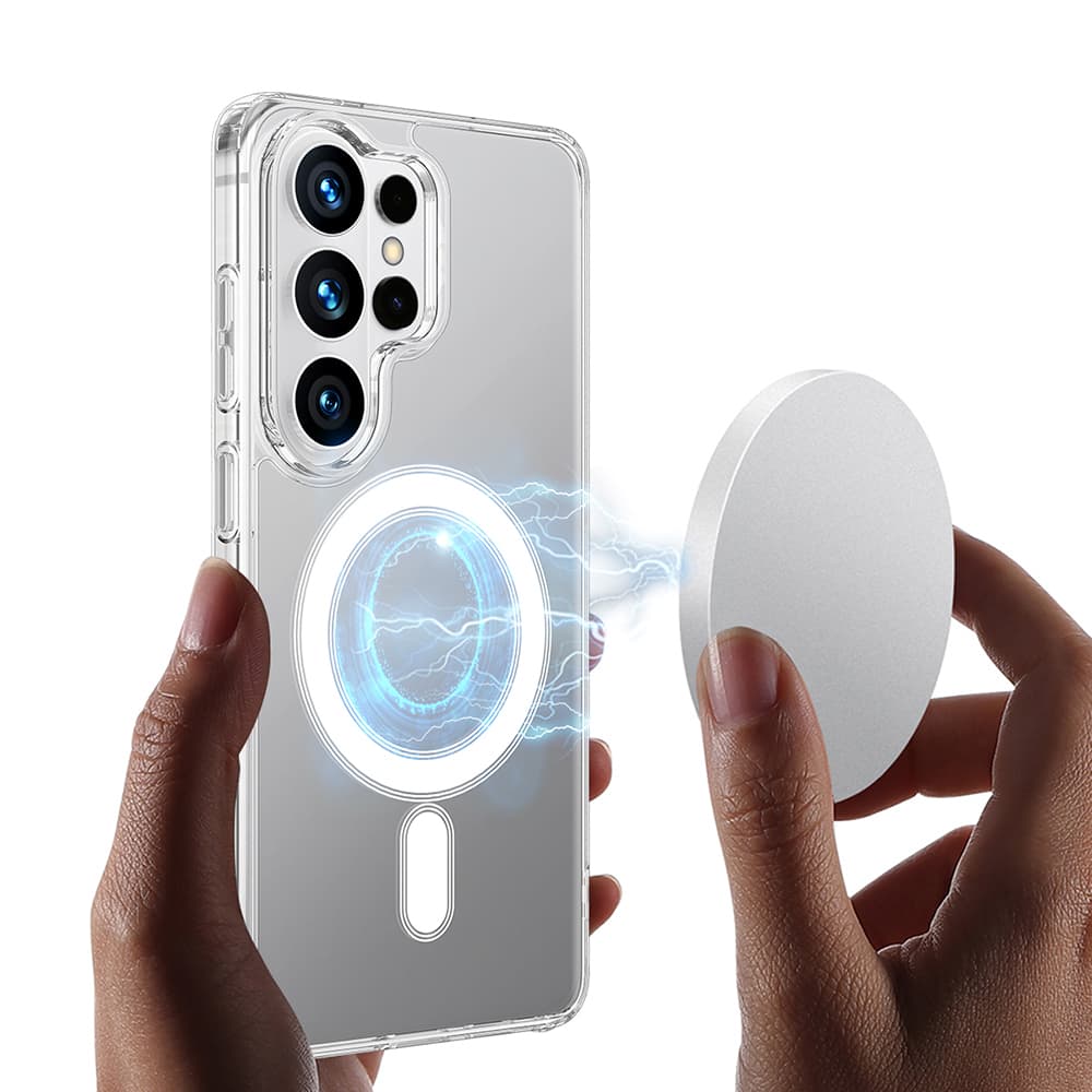 Techsuit - MagSafe Pro - Samsung Galaxy S26 Ultra - průhledný - náhled 5