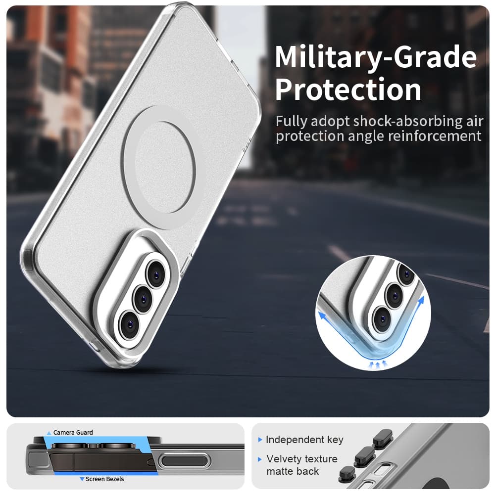 Techsuit - CandyCase MagSafe - Samsung Galaxy A37 5G - Bílá - náhled 5