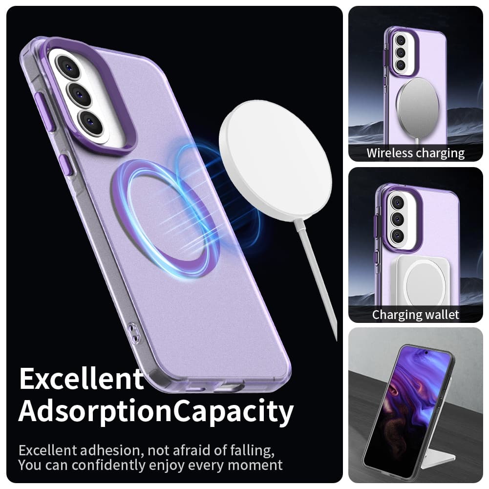 Techsuit - CandyCase MagSafe - Samsung Galaxy A57 5G - Fialová - náhled 5