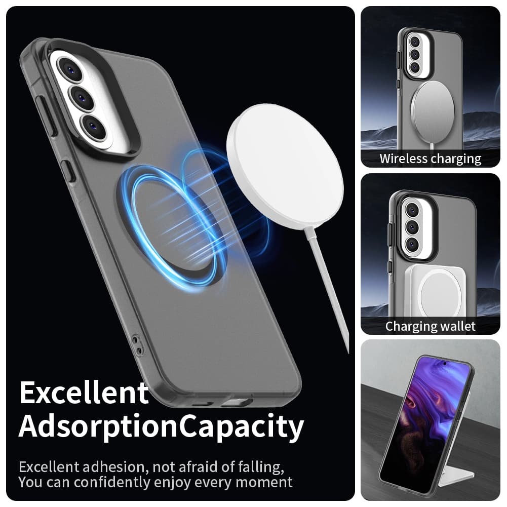Techsuit - CandyCase MagSafe - Samsung Galaxy A57 5G - Černá - náhled 5