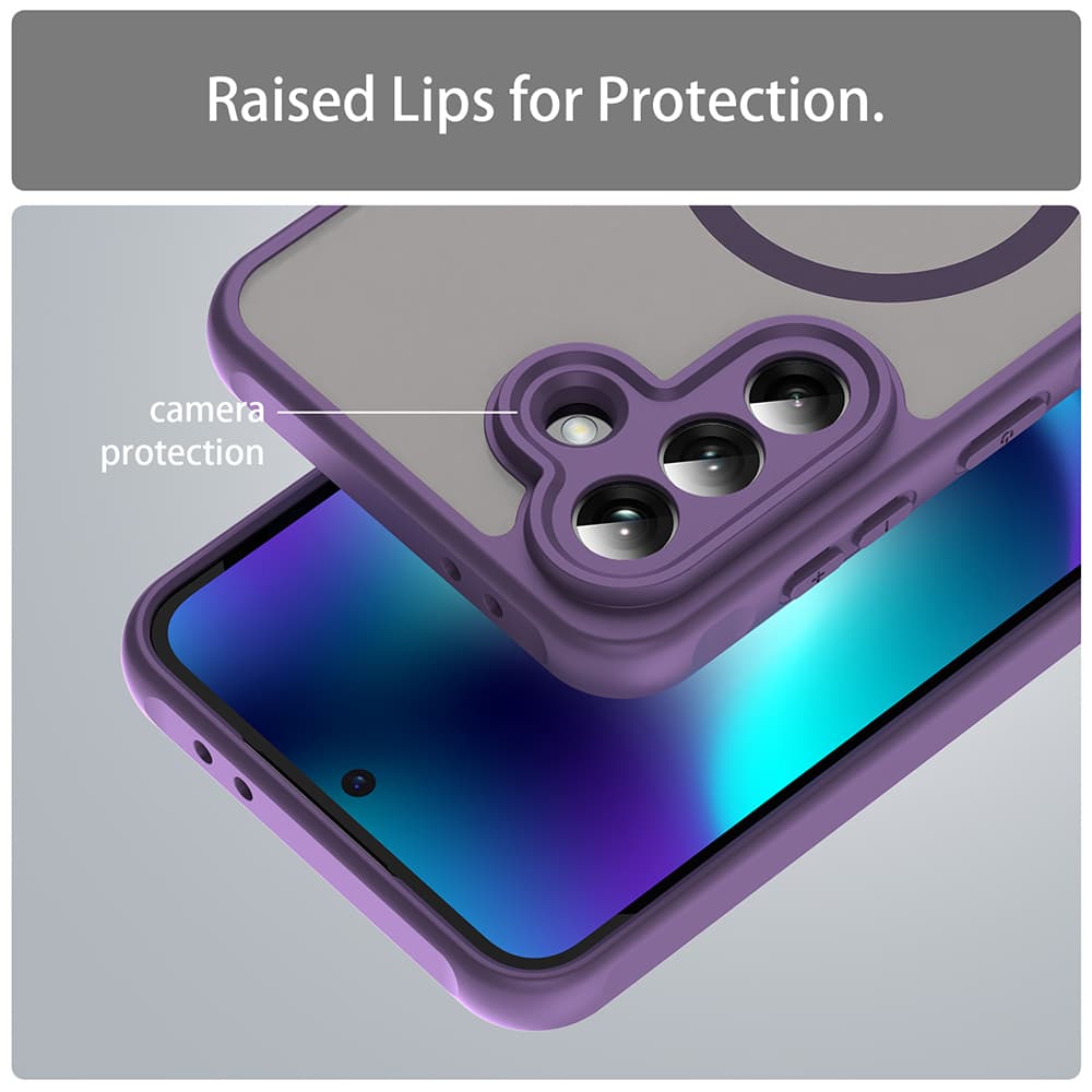 Techsuit - HaloFrost II MagSafe - Samsung Galaxy A37 5G - Fialová - náhled 5