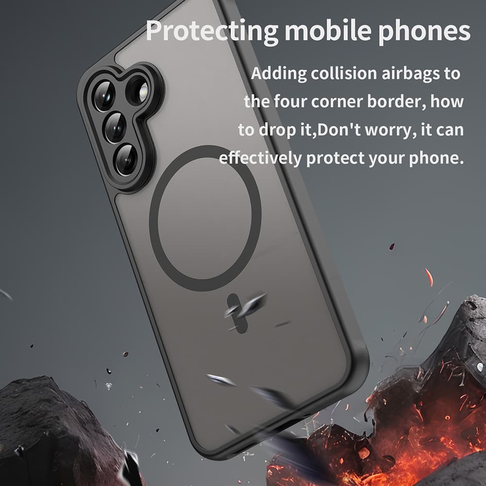 Techsuit - HaloFrost II MagSafe - Samsung Galaxy A37 5G - Černá - náhled 5