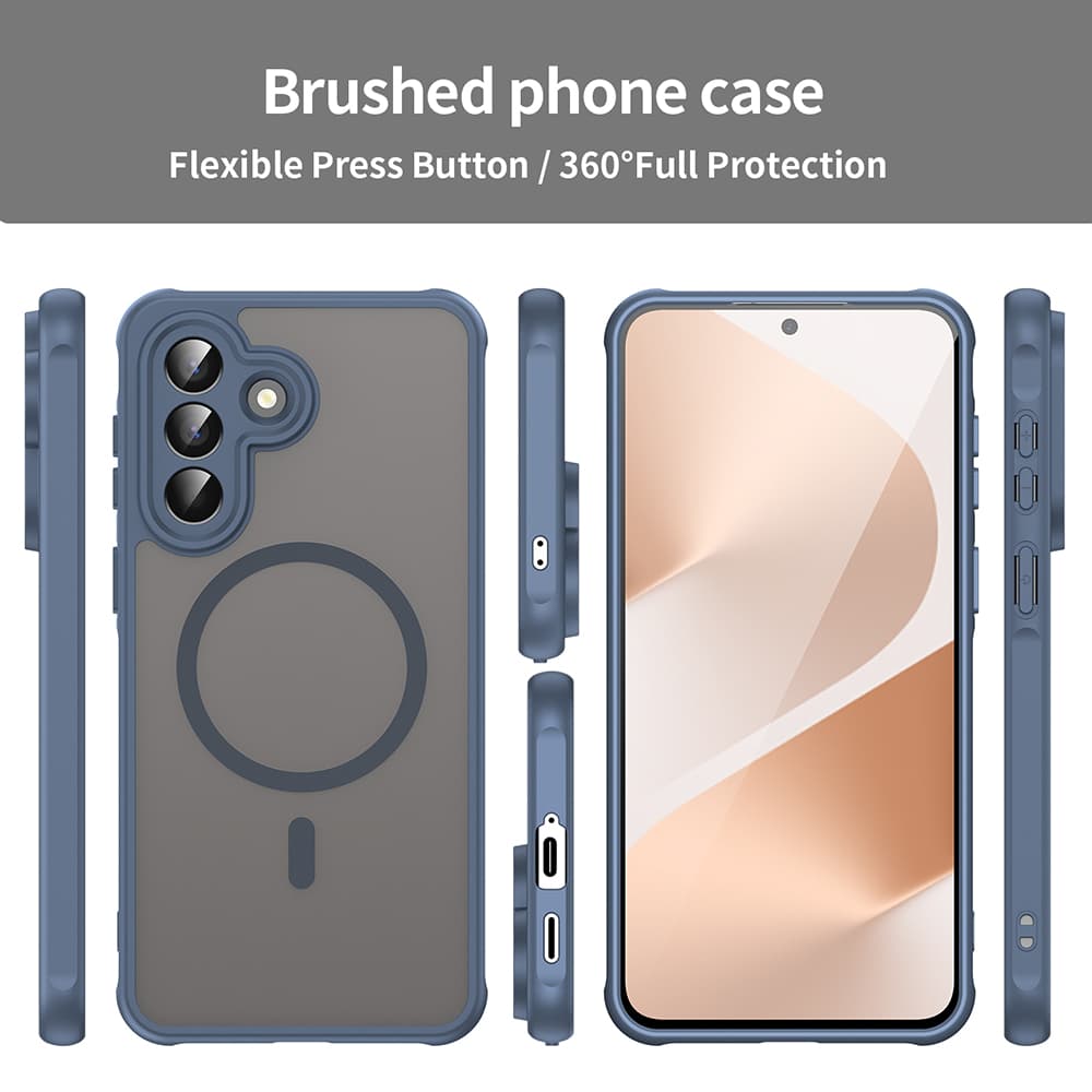 Techsuit HaloFrost II MagSafe pro Samsung Galaxy A57 5G - tmavě modrá - náhled 5
