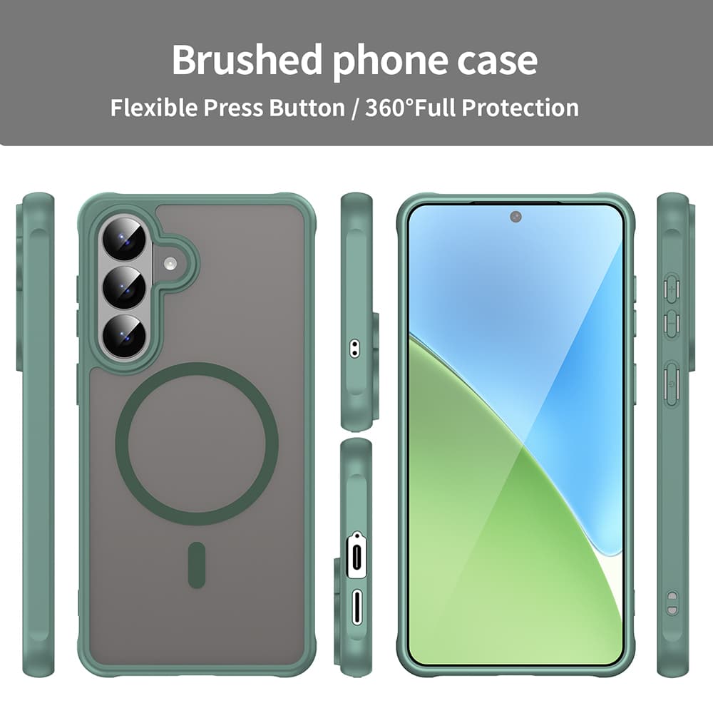 Techsuit - HaloFrost II MagSafe - Samsung Galaxy S26 Plus - zelený - náhled 5