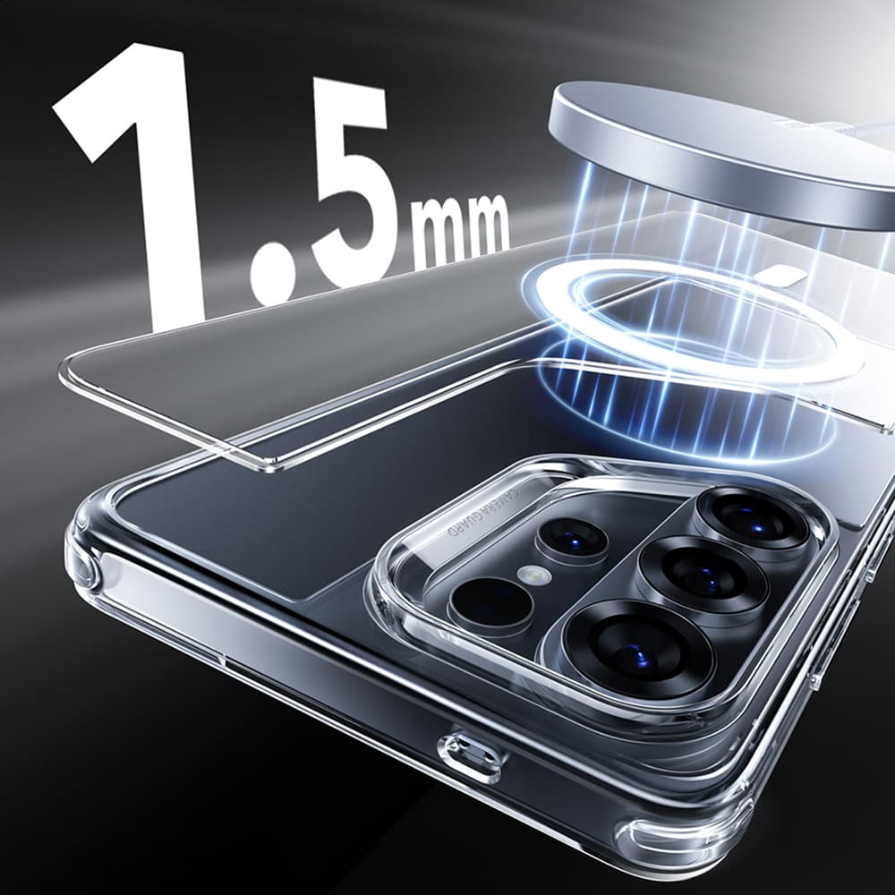 ESR Classic Hybrid HaloLock pro Samsung Galaxy S26 Ultra, čirý - náhled 5