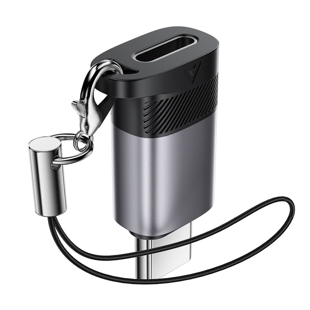 Adaptér Acefast J19 z Lightning na USB-C šedý - náhled 5
