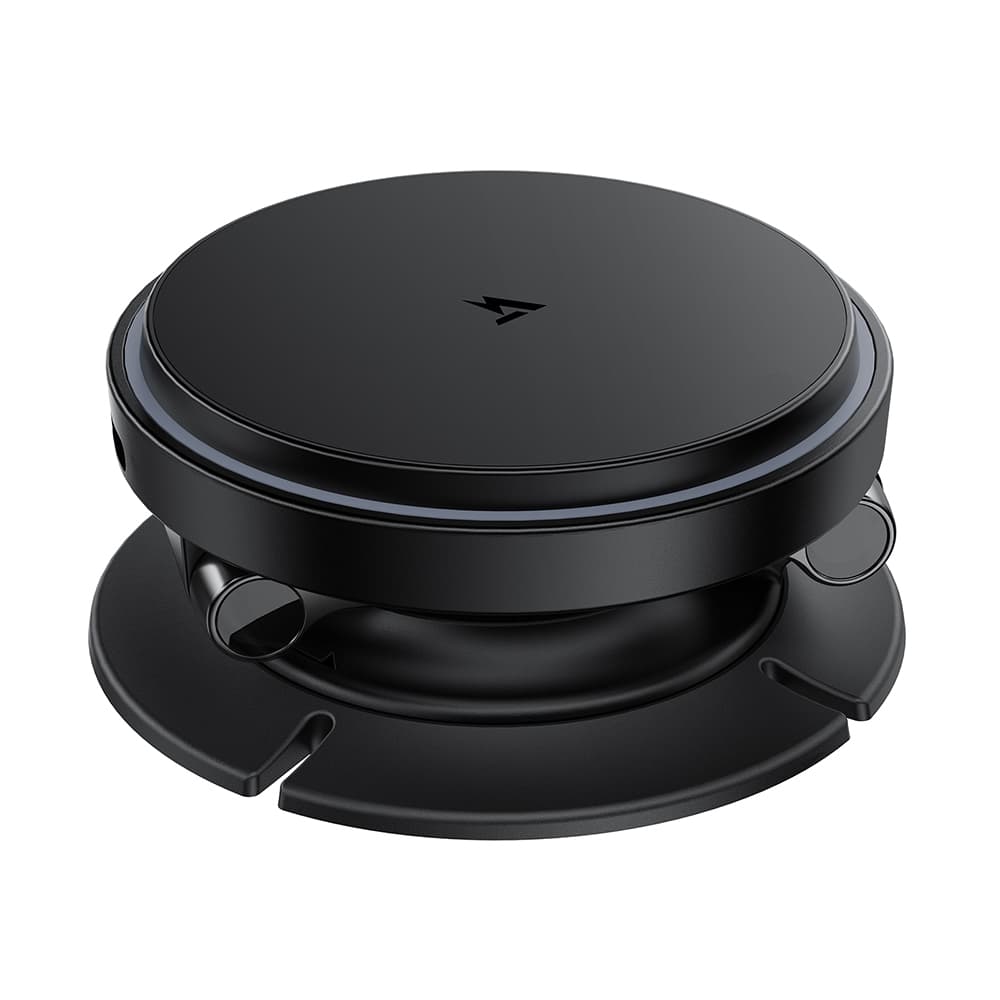 Držák do auta magnetický Acefast D65 15W s bezdrátovým nabíjením černý - náhled 5