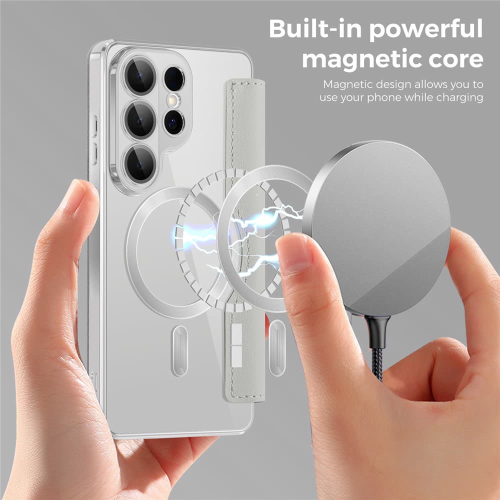 Techsuit SmartMag knížkové pouzdro pro Samsung Galaxy S26 Ultrašedá - náhled 5