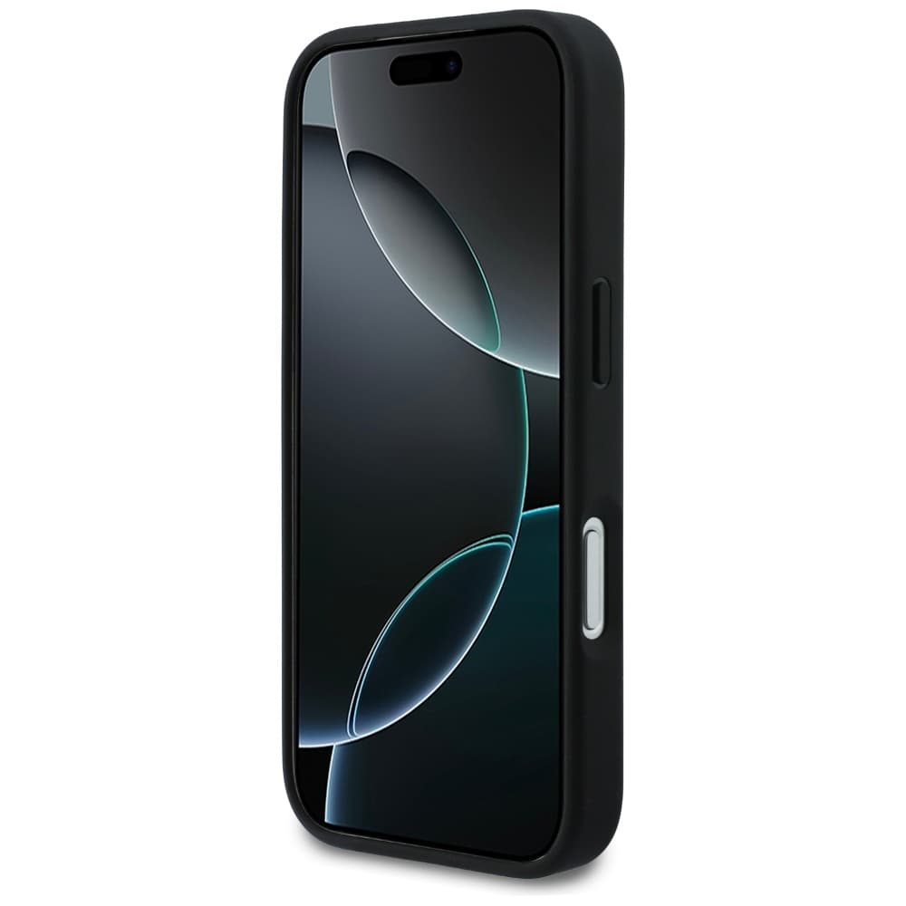 Karl Lagerfeld - Pevný kryt Rhinestone with K&amp;C Pin (KLHCP17L6PRKCLK) - iPhone 17 Pro - Černá - náhled 5