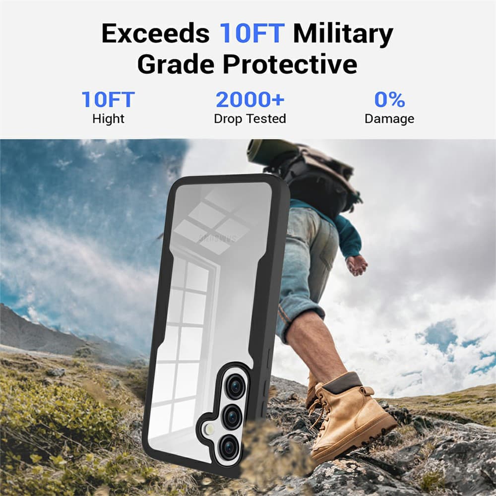 Techsuit - ColorVerse 360 Series + ochranná fólie - Samsung Galaxy A57 5G - růžová - náhled 5