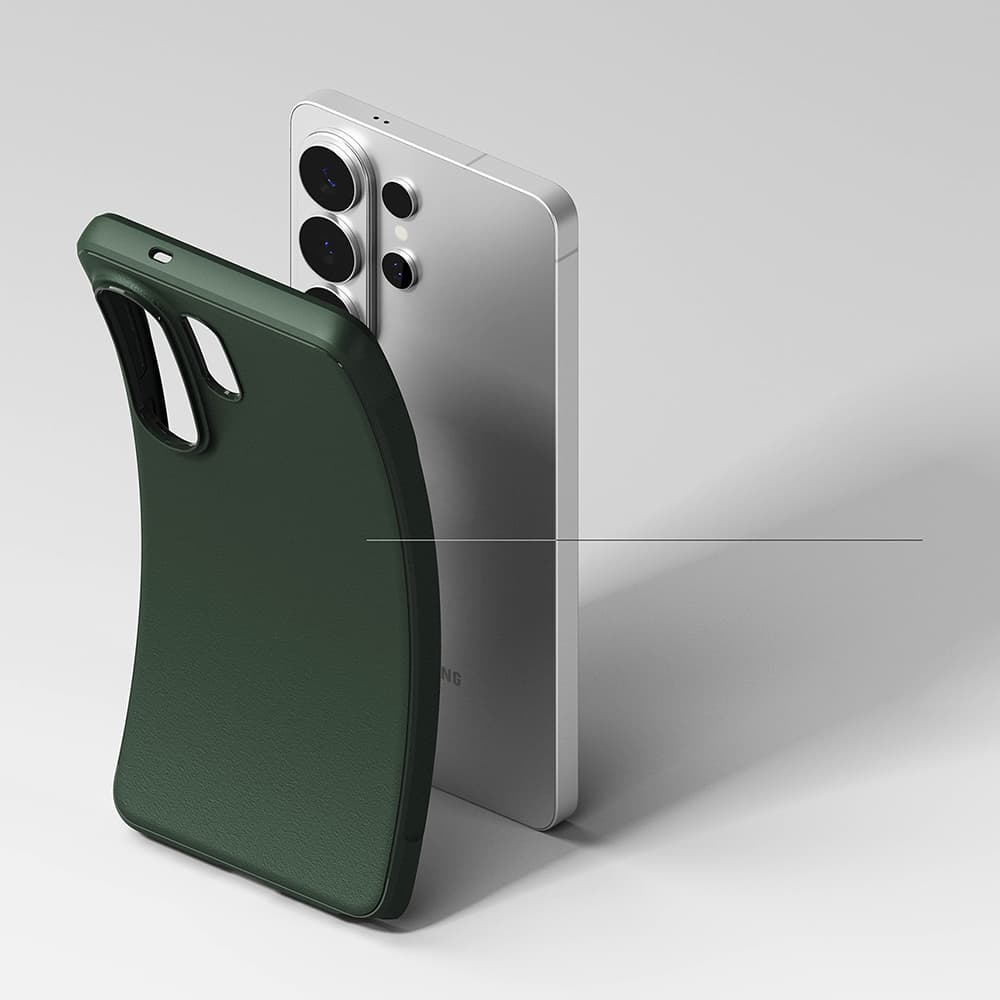 Ringke Onyx pro Samsung Galaxy S26 Ultratmavě zelená - náhled 5