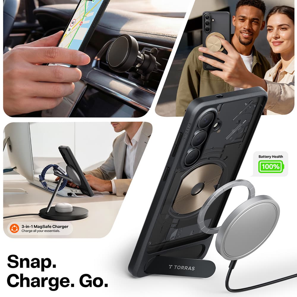 Torras - Pstand - Samsung Galaxy S26 Plus - černá - náhled 5