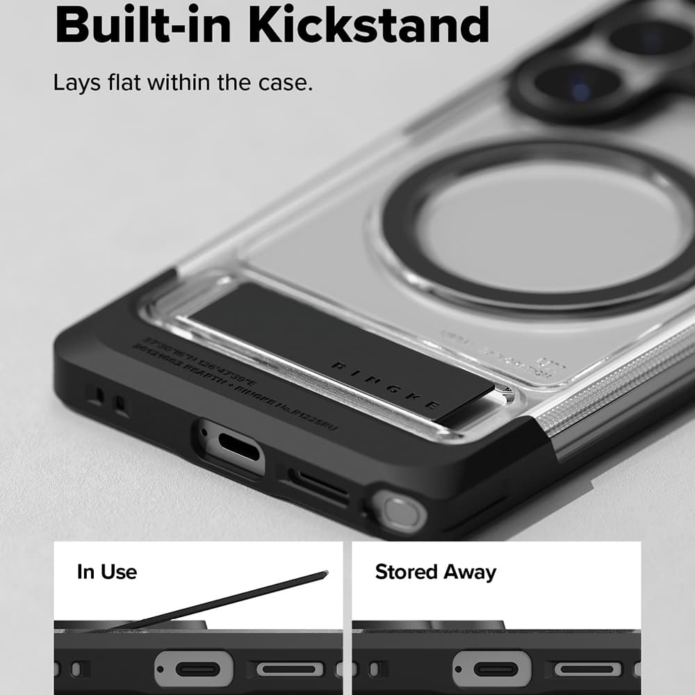 Ringke - UX Magnetic - Samsung Galaxy S26 Ultra - Čirá - náhled 5