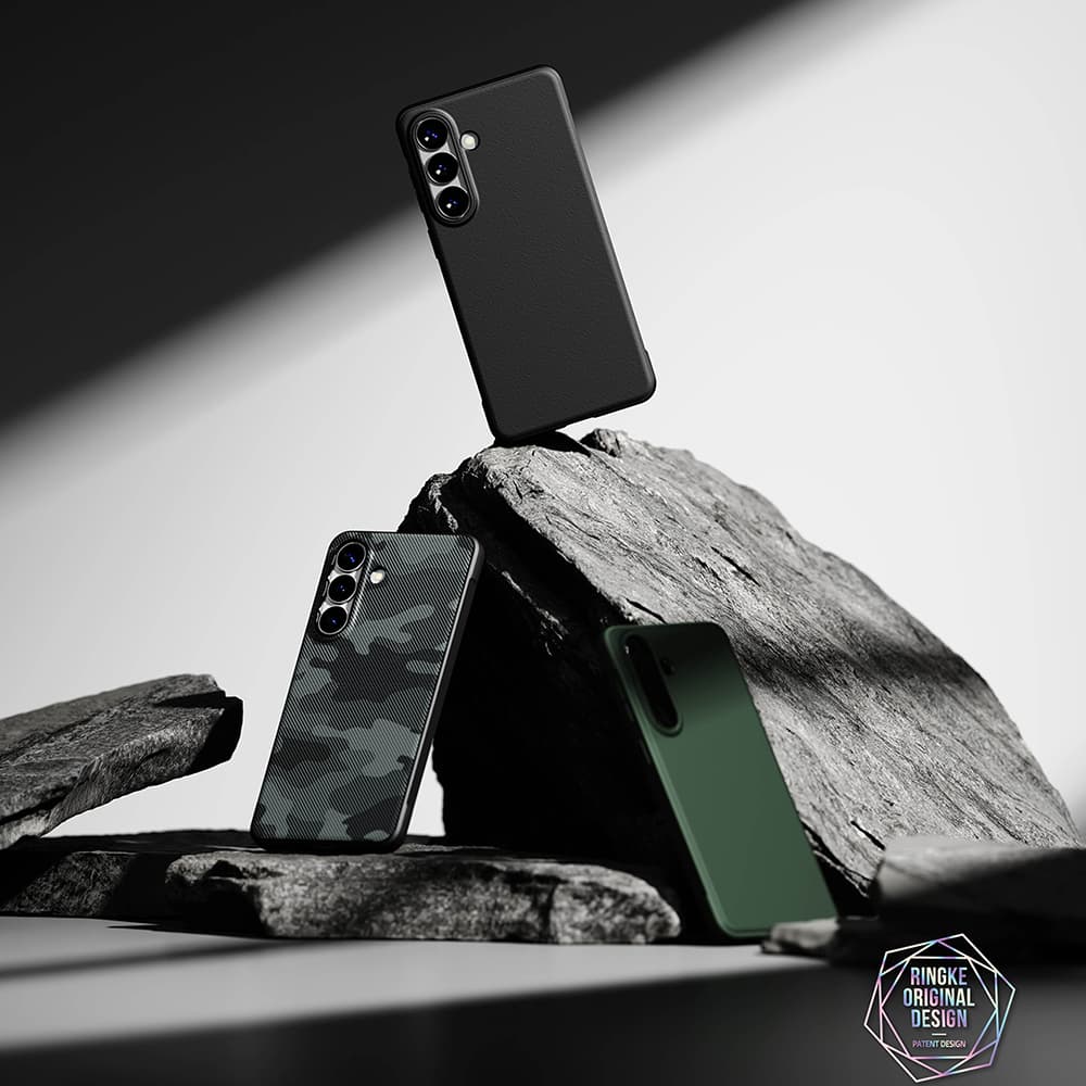 Ringke - Onyx - Samsung Galaxy S26 Plus - Maskáčová černá - náhled 5