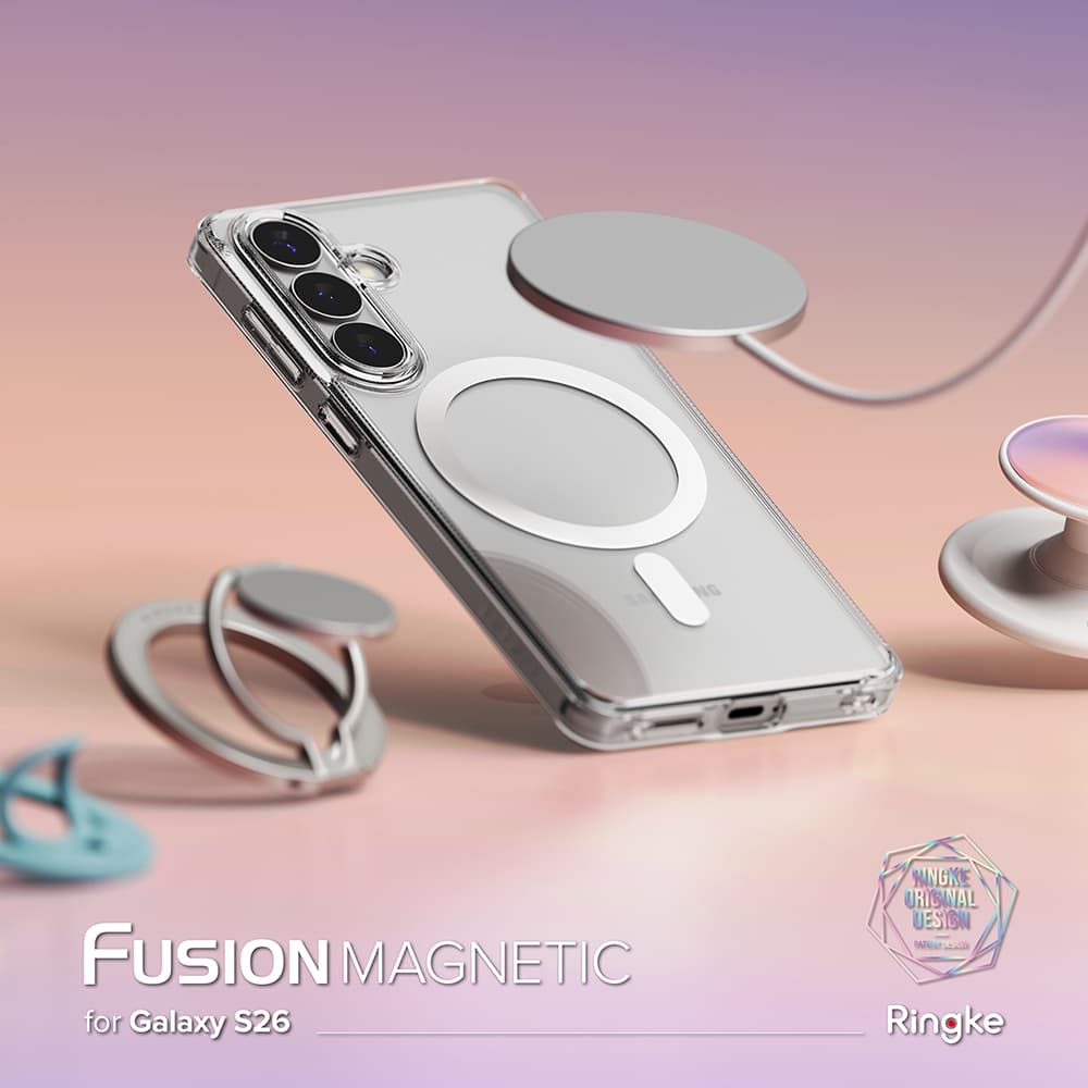 Ringke - Fusion MagSafe - Samsung Galaxy S26 - Čirá - náhled 5