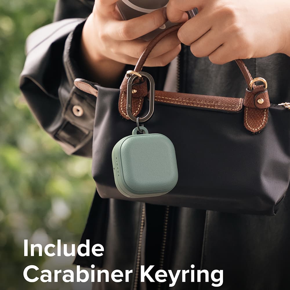 Pouzdro Ringke - Protection Case Onyx Magnetic - Samsung Galaxy Buds 4 / Buds 4 Pro Šalvějově zelené - náhled 5