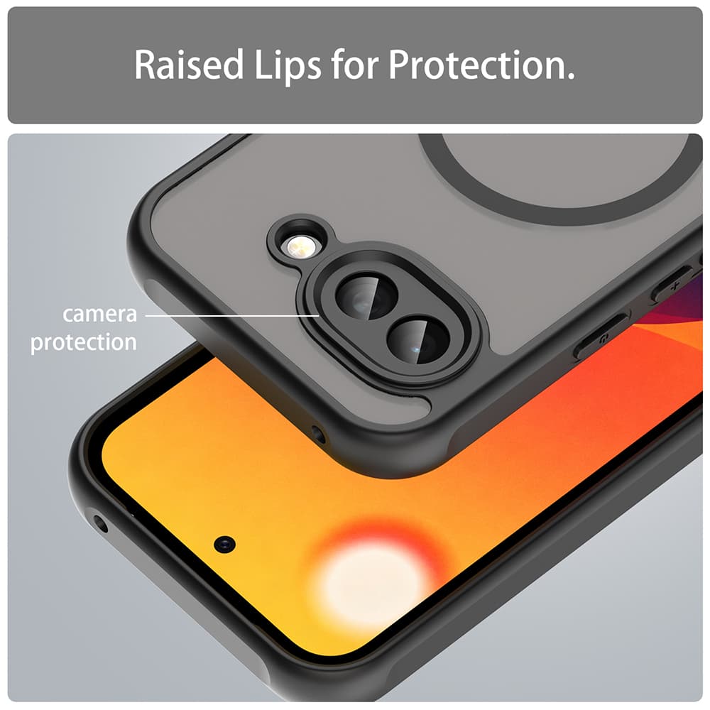 Kryt Techsuit HaloFrost II MagSafe - Google Pixel 10a Černý - náhled 5