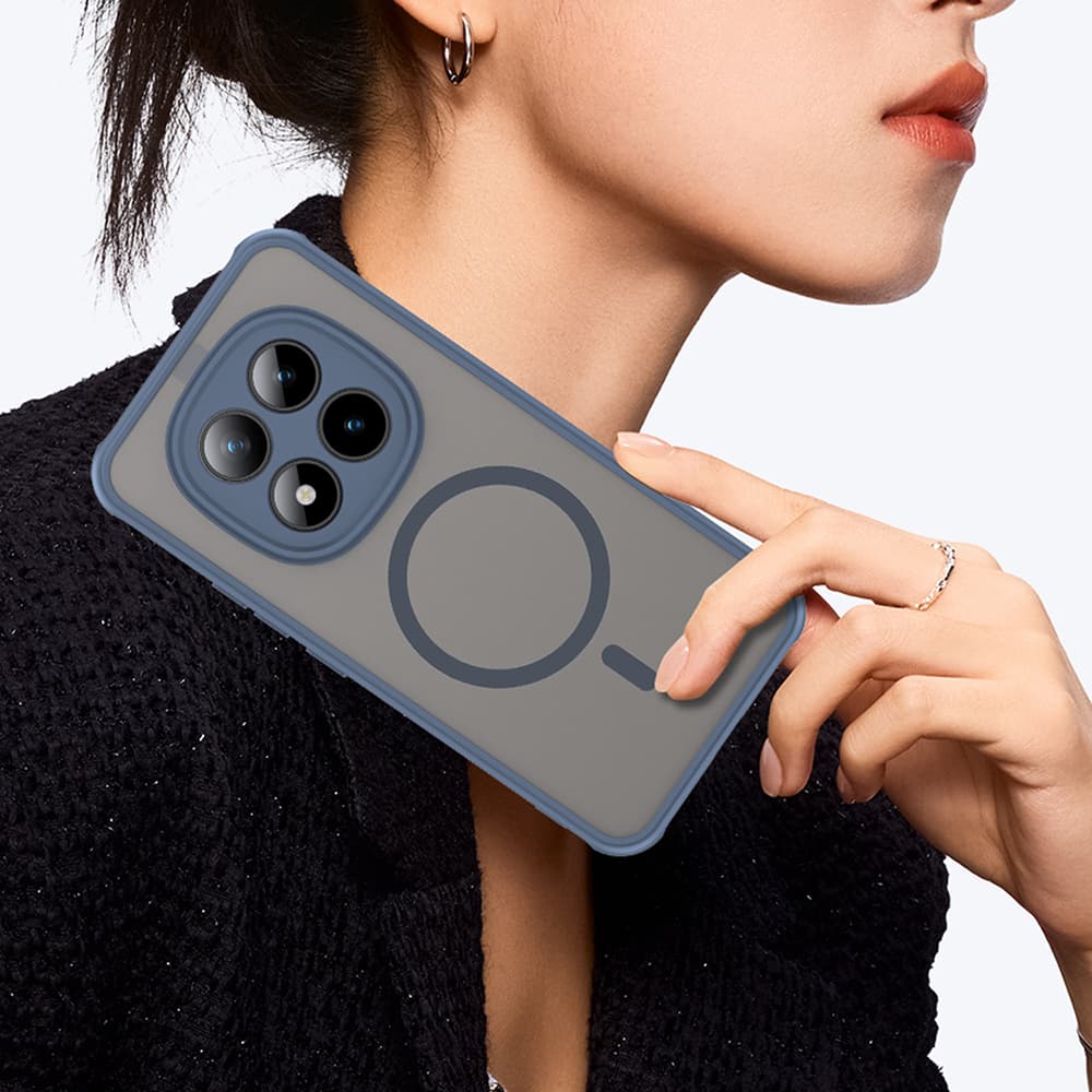 Techsuit - HaloFrost II MagSafe - Xiaomi Redmi Note 15 Pro+ 5G / Poco M8 Pro 5G - Námořnická modrá - náhled 5