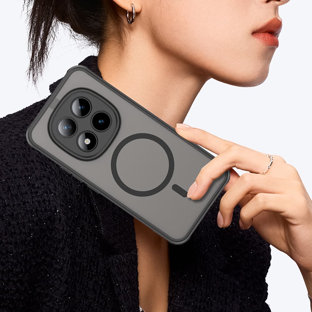 Techsuit - HaloFrost II MagSafe - Xiaomi Redmi Note 15 Pro+ 5G / Poco M8 Pro 5G - Černá - náhled 5