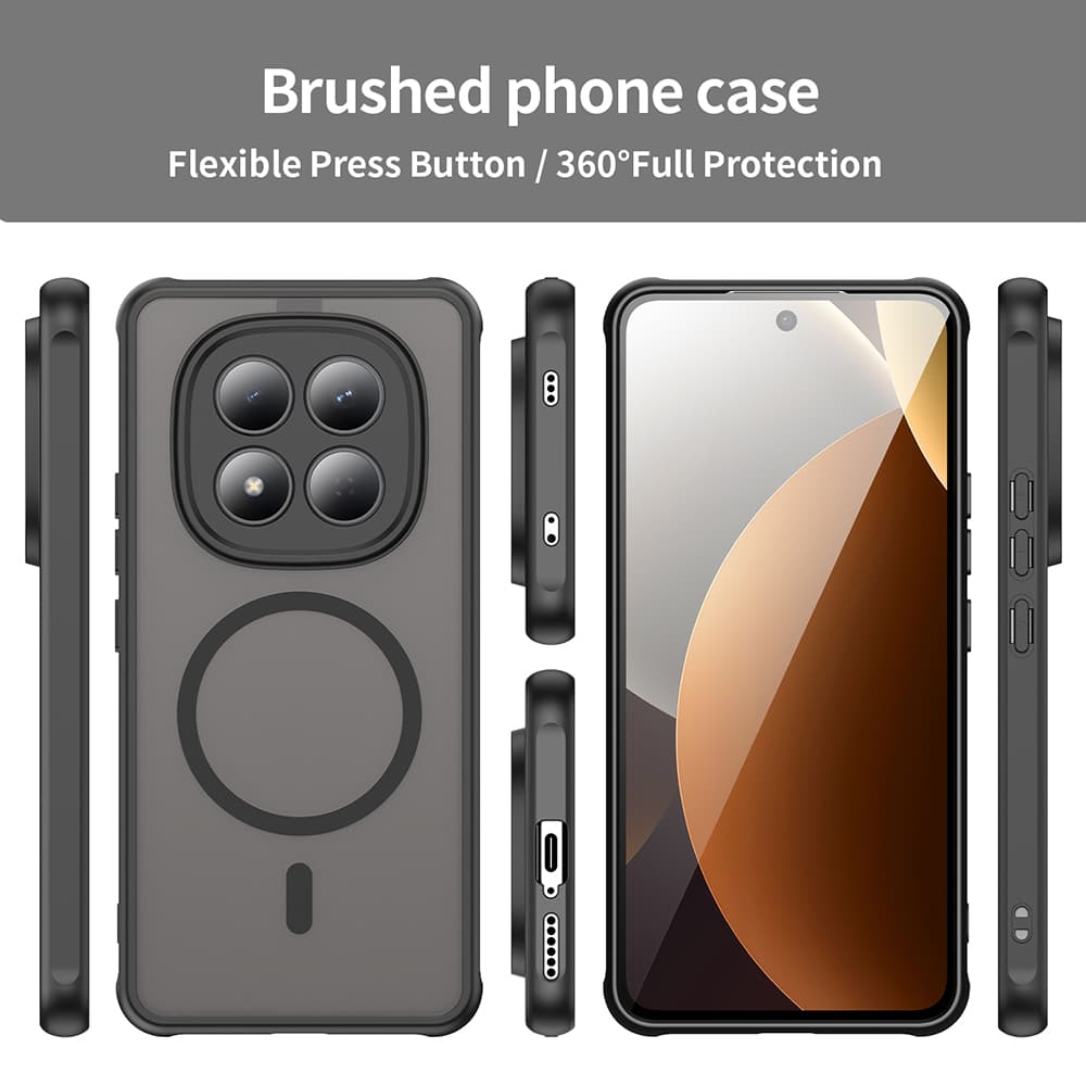 Techsuit - HaloFrost II MagSafe - Xiaomi Redmi Note 15 Pro 4G - Černá - náhled 5