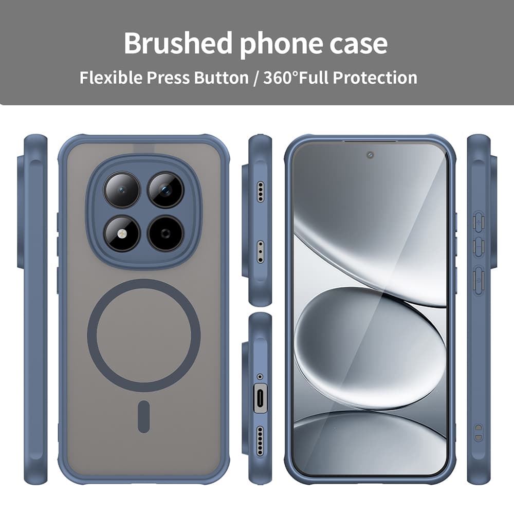 Techsuit - HaloFrost II MagSafe - Xiaomi Redmi Note 15 Pro 5G - Námořnická modrá - náhled 5