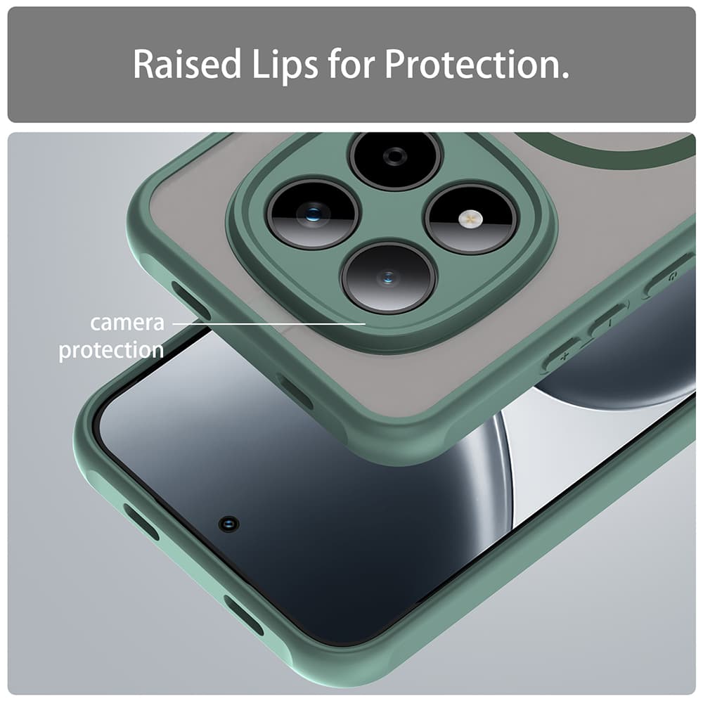Techsuit - HaloFrost II MagSafe - Xiaomi Redmi Note 15 Pro 5G - Zelená - náhled 5