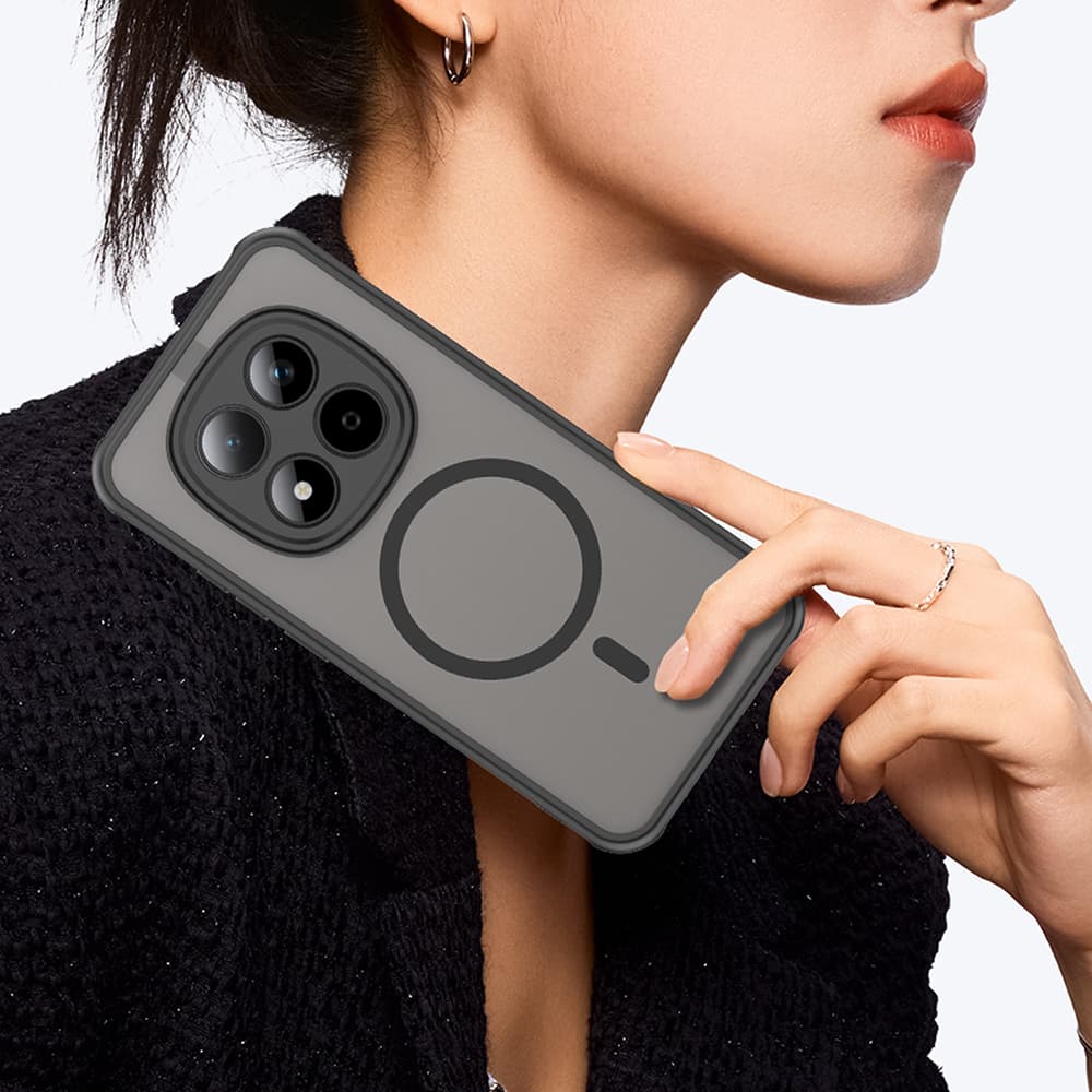 Techsuit - HaloFrost II MagSafe - Xiaomi Redmi Note 15 Pro 5G - Černá - náhled 5