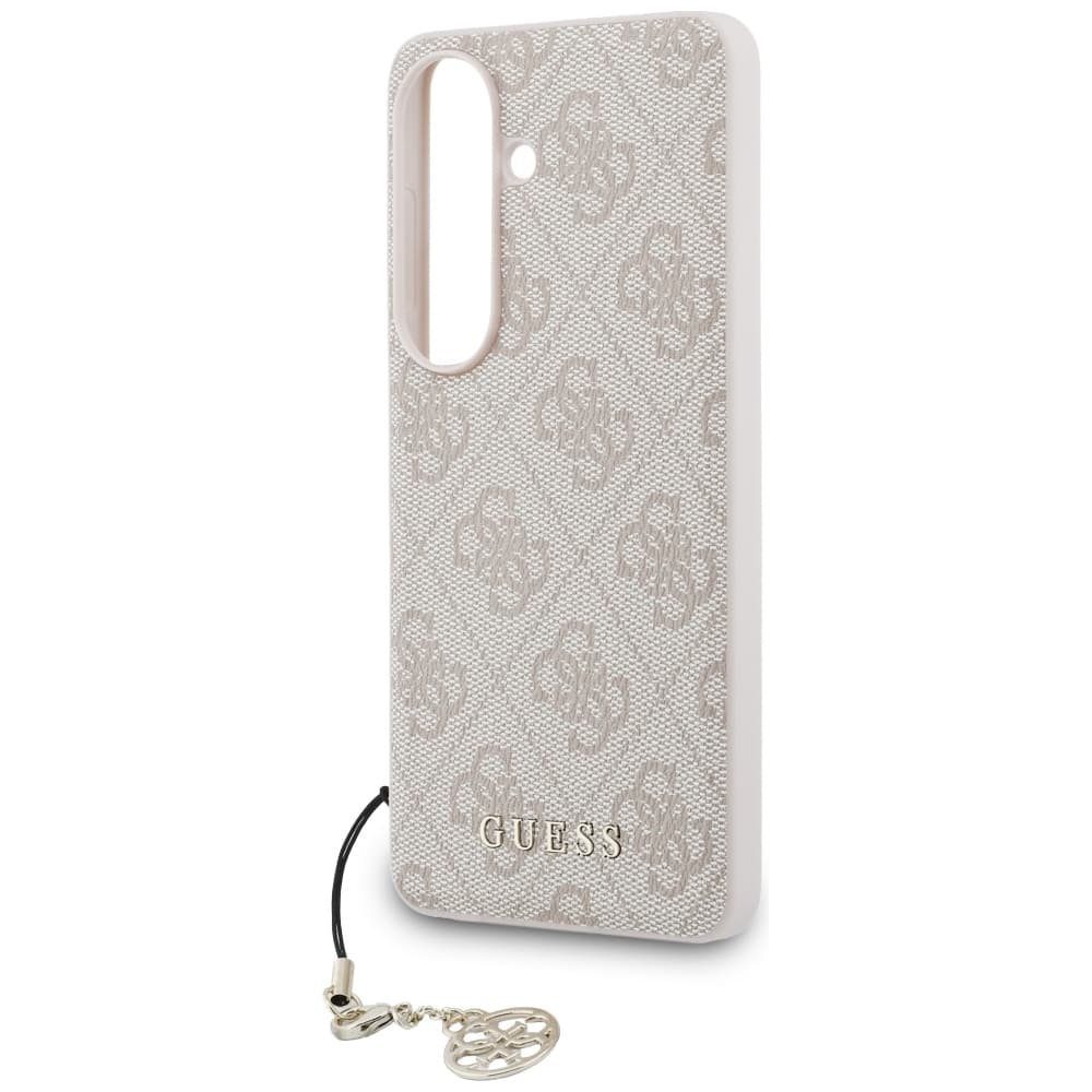 Guess - Kryt Hardcase 4G Classic Logo Charm (GUHMS26SGF4GPI) - Samsung Galaxy S26 - růžový - náhled 5
