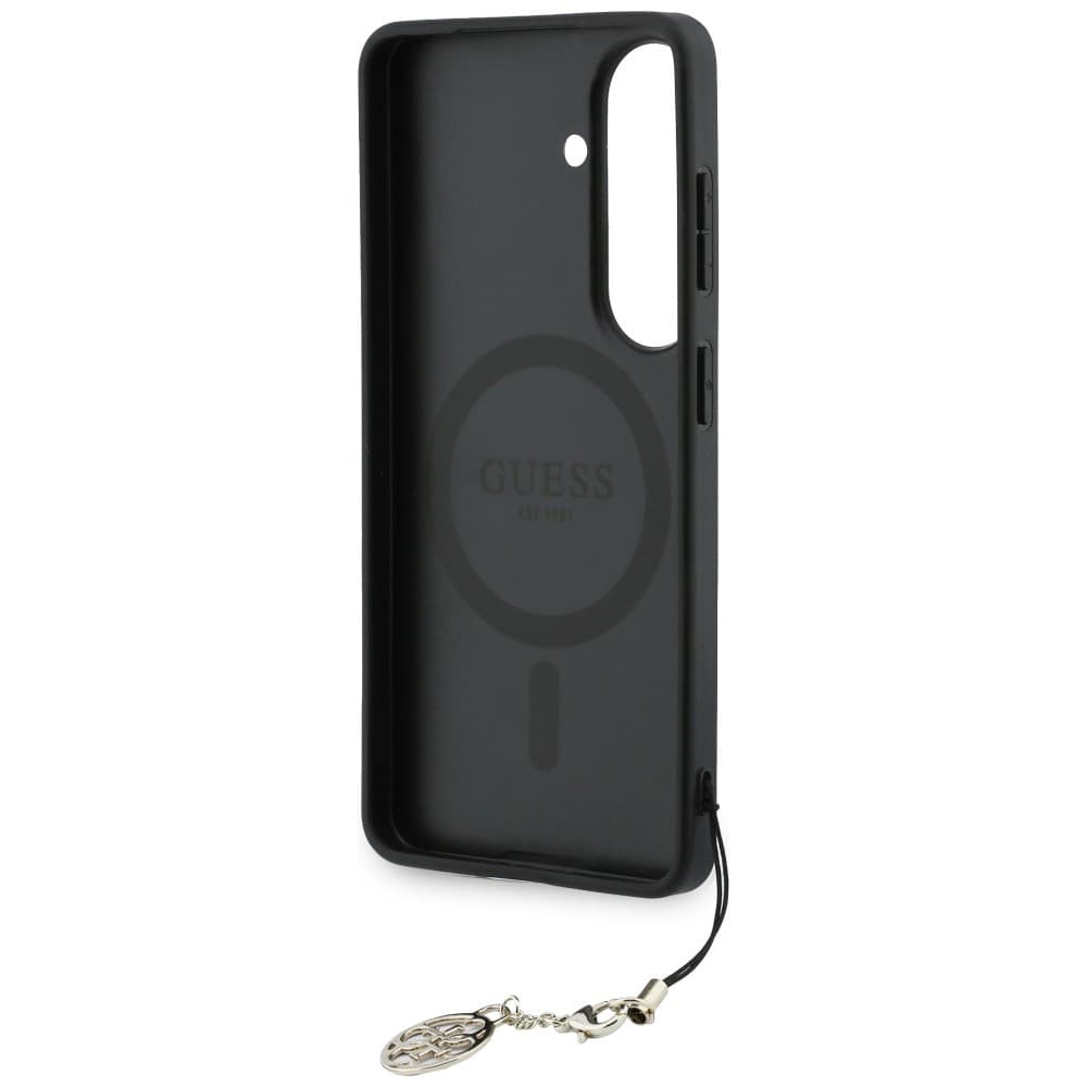 Guess - Kryt Hardcase 4G Classic Logo Charm (GUHMS26SGF4GBR) - Samsung Galaxy S26 - hnědý - náhled 5