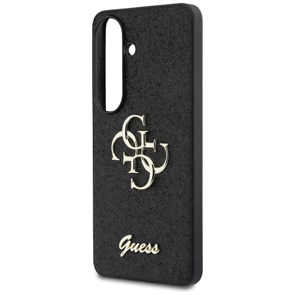 Guess - Pevný kryt Fixed Glitter Big 4G Metal Logo (GUHCS26SHG4SGK) - Samsung Galaxy S26 - Černá - náhled 5