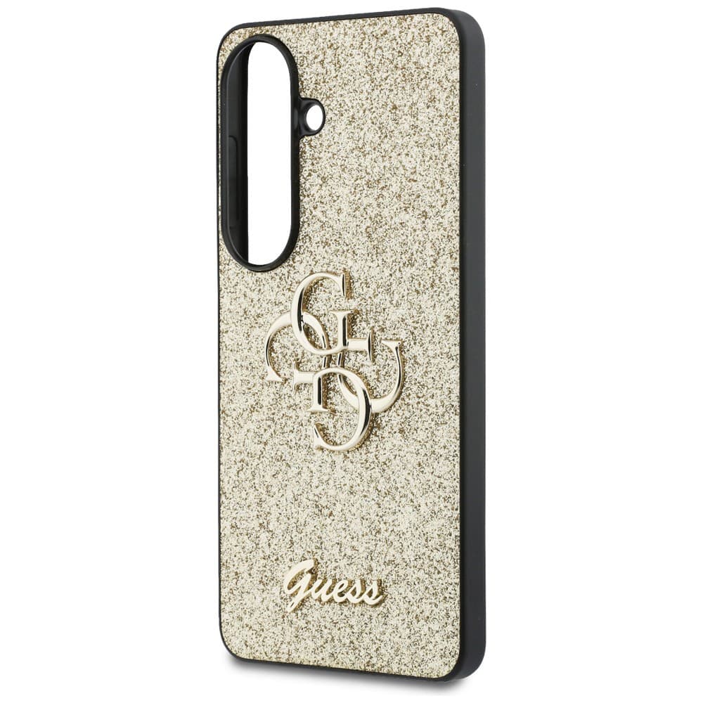 Guess - Pevný kryt Fixed Glitter Big 4G Metal Logo (GUHCS26SHG4SGD) - Samsung Galaxy S26 - Zlatá - náhled 5