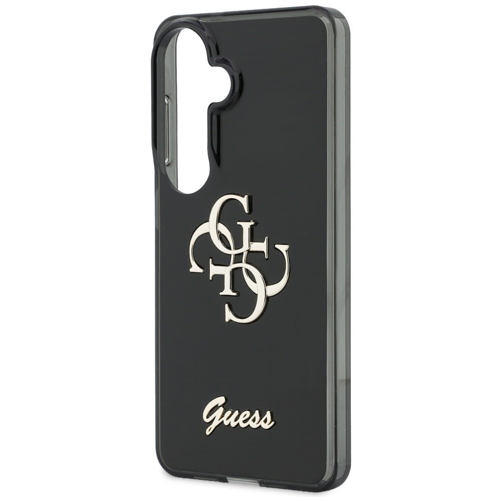 Guess - IML Big Metal 4G Script (GUHCS26S5HC4MLSK) - Samsung Galaxy S26 - Černá - náhled 5