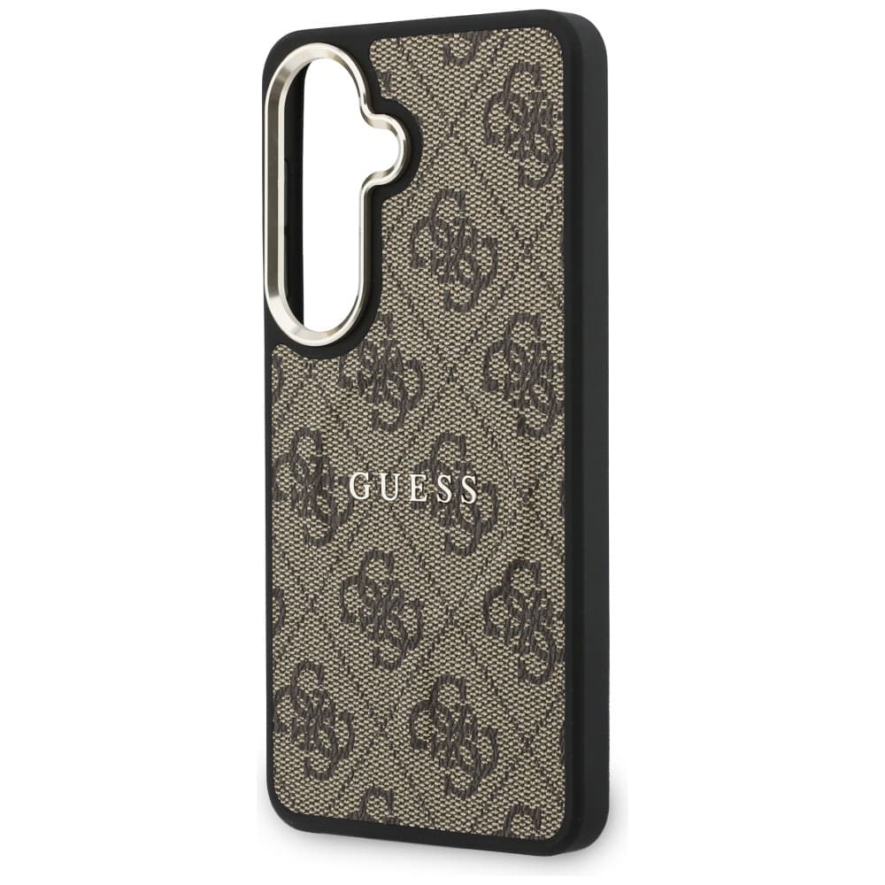 Kryt Guess - 4G Embossed Ring MagSafe (GUHMS26MP4MSEGCW) - Samsung Galaxy S26 Plus Hnědý - náhled 5