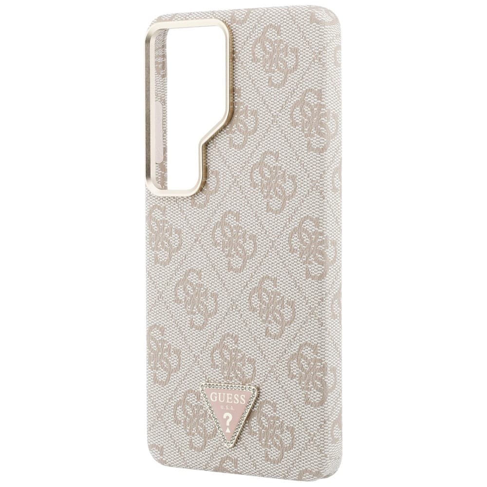 Kryt Guess - 4G Triangle Logo MagSafe - Samsung Galaxy S26 Ultra růžový - náhled 5