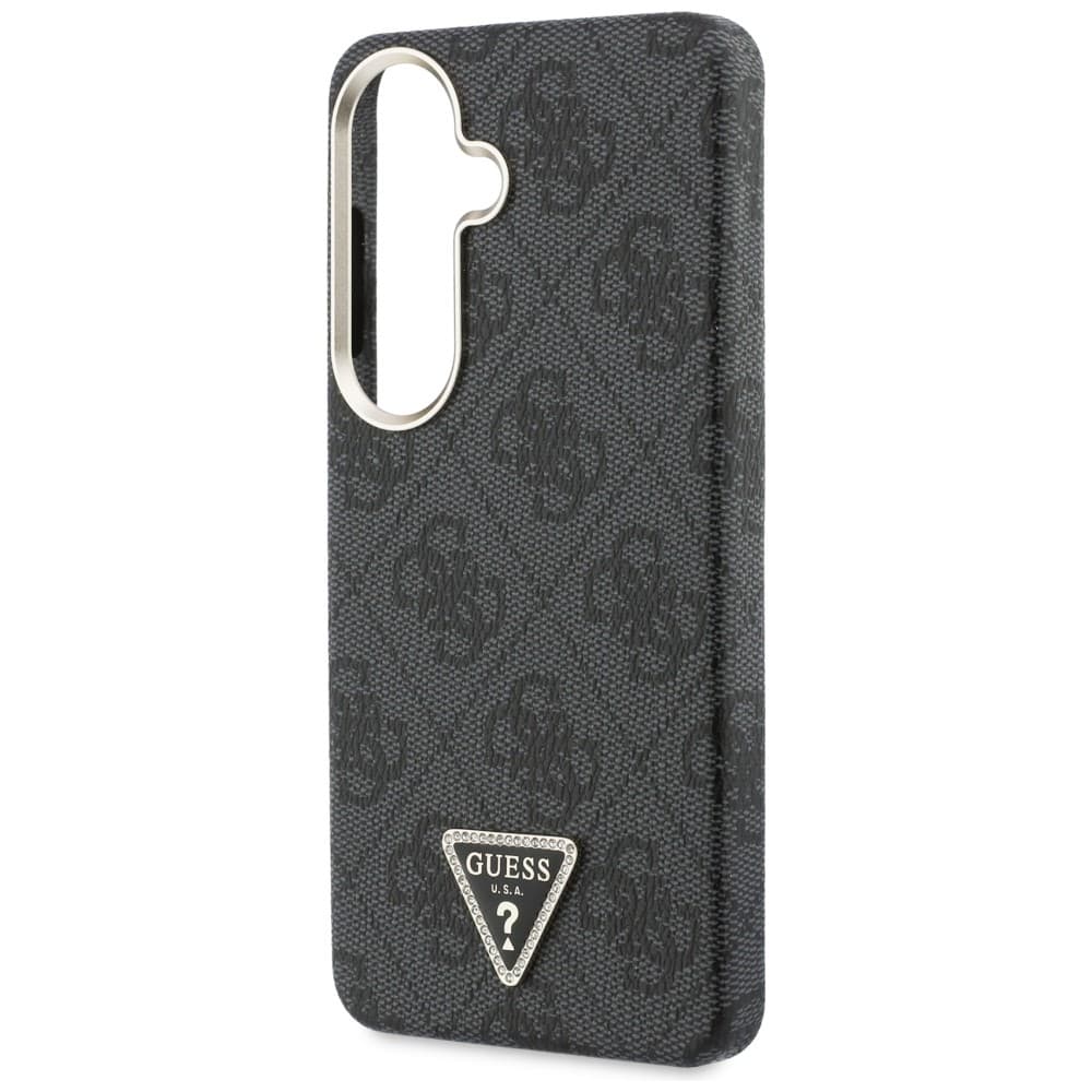 Kryt Guess - 4G Triangle Logo MagSafe - Samsung Galaxy S26 černý - náhled 5