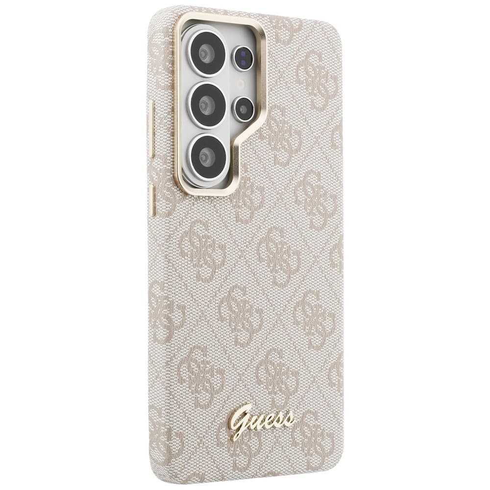 Kryt Guess - 4G Script MagSafe (GUHMS26L5P4FWMSP) - Samsung Galaxy S26 Ultra Růžový - náhled 5