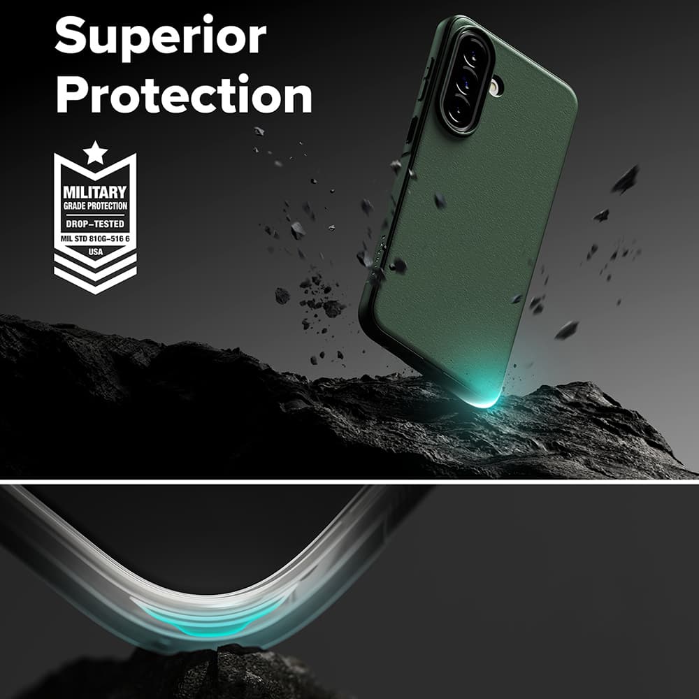 Kryt Ringke - Onyx - Samsung Galaxy A57 5G Tmavě zelený - náhled 5