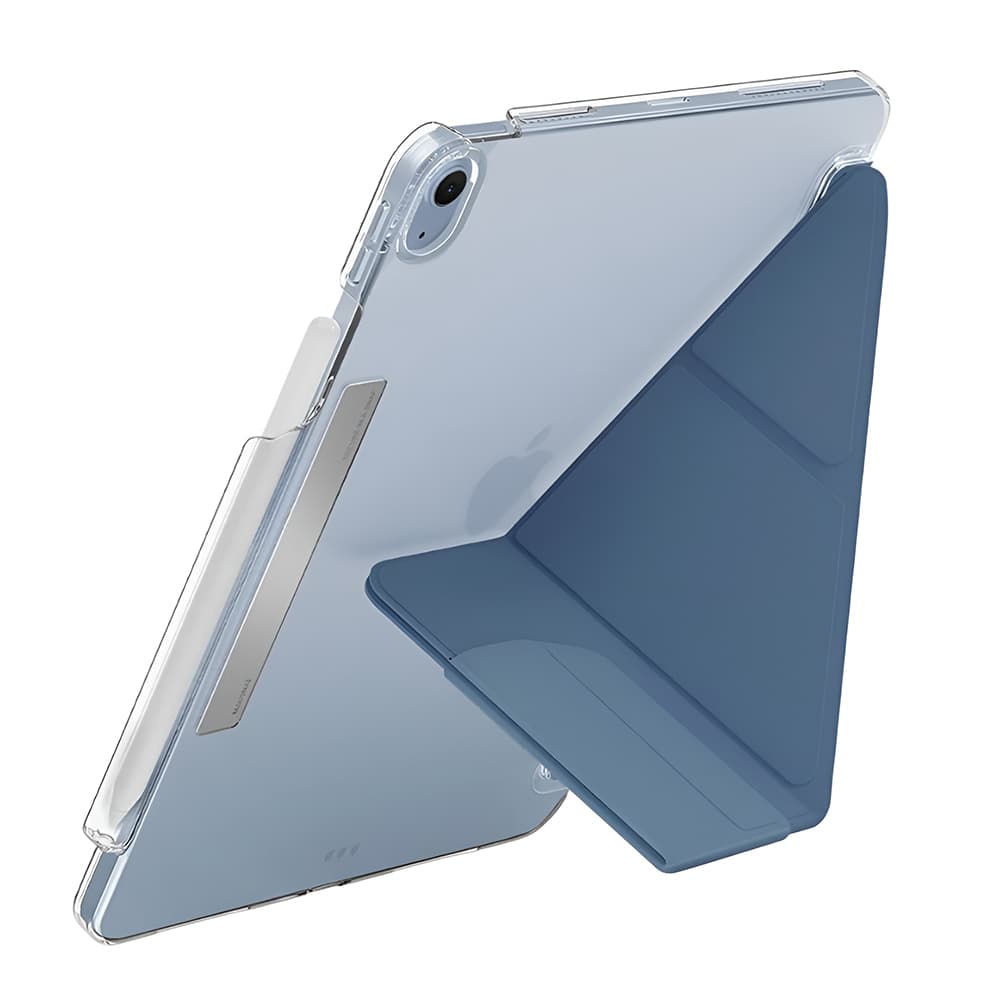 Obal UNIQ Camden Click iPad Air 4 (2020) / Air 5 (2022) / Air 11 (2024) / Air 11 (2025) / Air 11 (2026) kamenně modrý - náhled 5