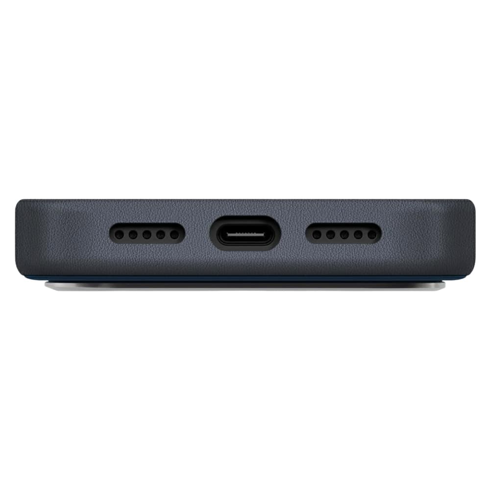 Kryt UNIQ Lyden Leatherette iPhone 17 Pro modrý černý - náhled 5