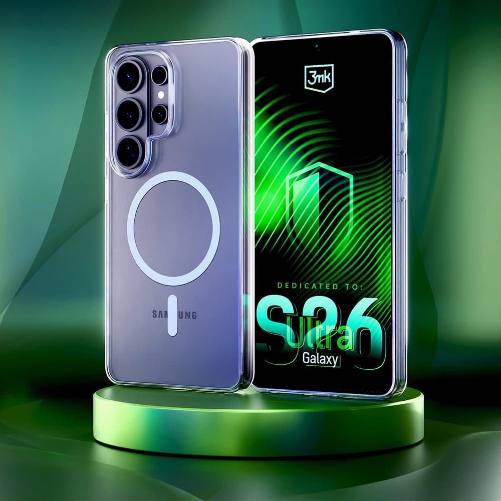 Kryt 3mk Clear MagCase - Samsung Galaxy S26 Ultra průhledný - náhled 5