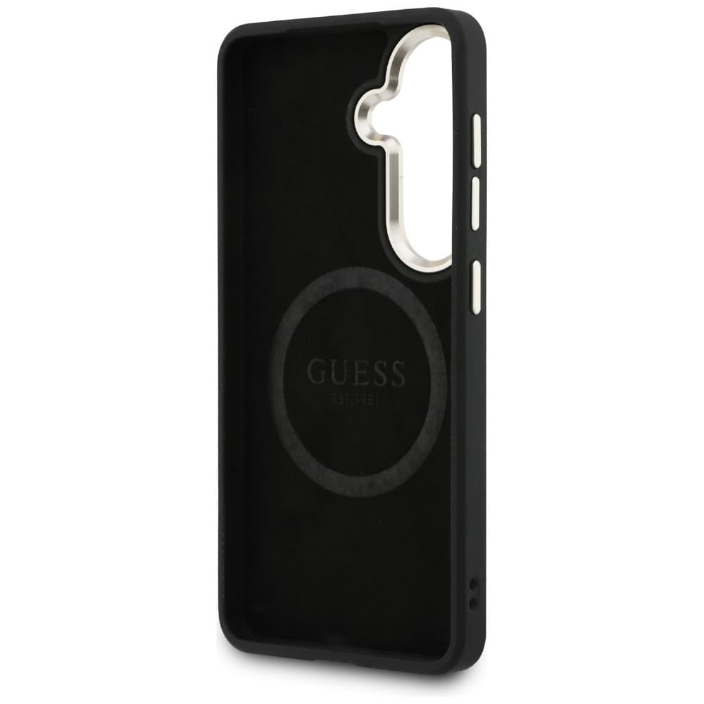 Kryt Guess - Perforated Logo MagSafe (GUHMS26S5PG4SRGW) - Samsung Galaxy S26 Hnědý - náhled 5