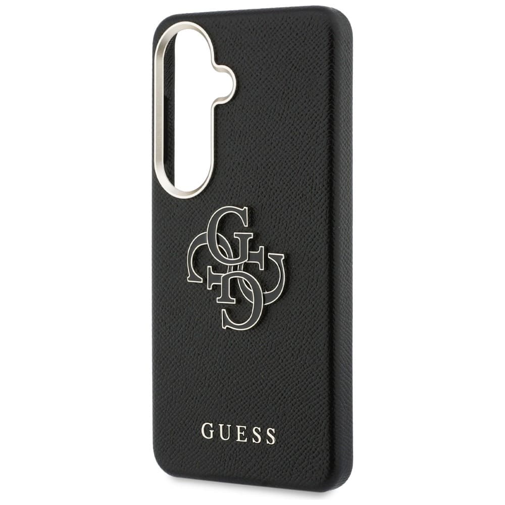 Kryt Guess Grained Big 4G Metal Logo Samsung Galaxy S26 Plus černý - náhled 5