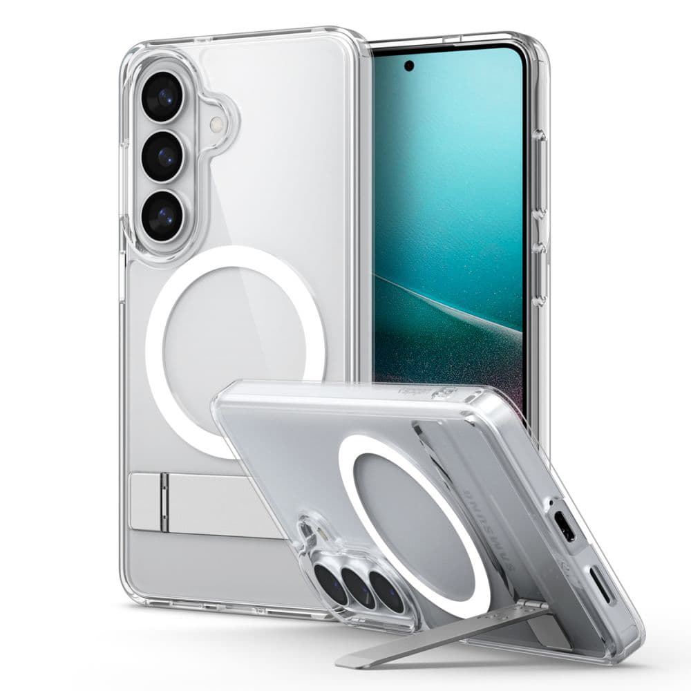 Kryt Spigen - Ultra Hybrid S MagSafe (ACS11061) - Samsung Galaxy S26 čiro-bílý - náhled 5